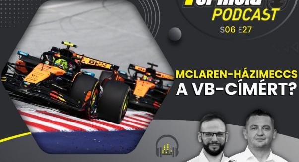 Podcast: McLaren-házimeccs a vb-címért?