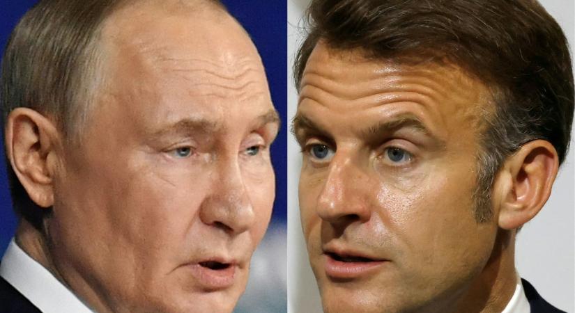 Először beszélt telefonon Putyin Macronnal az ukrajnai invázió kezdete óta