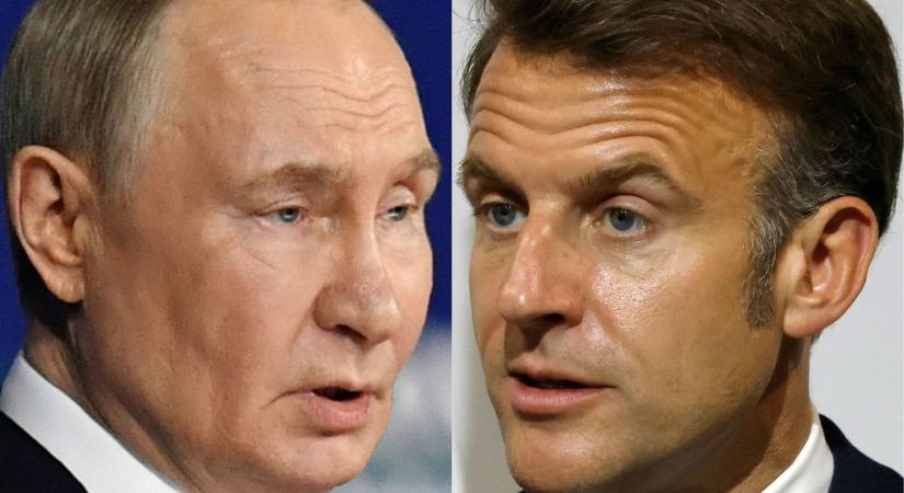 Rég várt telefonhívás: több órán át egyeztetett egymással Macron és Putyin