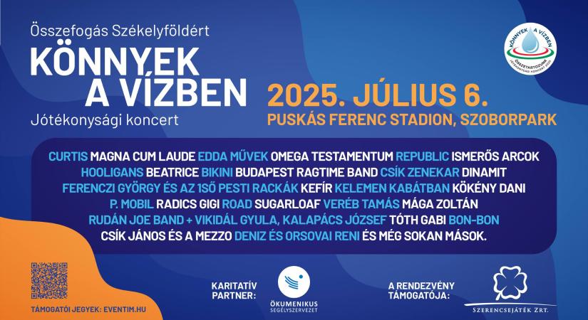 „Könnyek a vízben” – Összefogás Székelyföldért