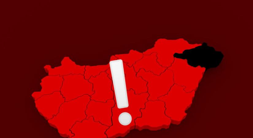 Te jó ég, mi lesz itt? Vörös és narancssárga figyelmeztetés a fél országra