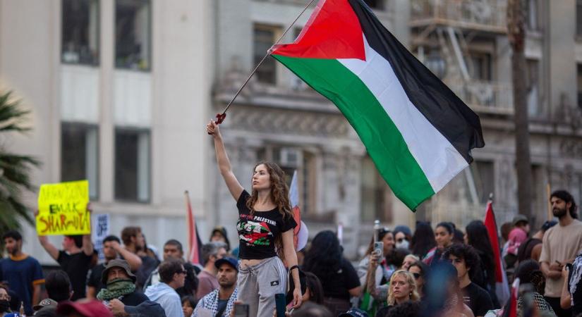 Feltűntek palesztin zászlók a Pride-on, meg is szólalt a rabbi: „Ne légy cinkos a képmutatásban”