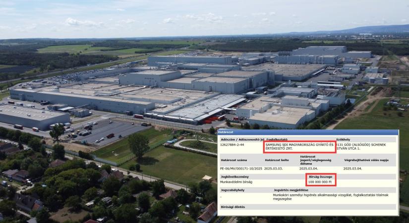 Százmilliós bírságot kapott a gödi akkugyár dolgozói súlyos veszélyeztetése miatt