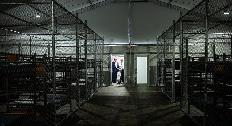 Megnyitott az Alligator Alcatraz, aligátorok és kígyók közé zárja a migránsokat Donald Trump