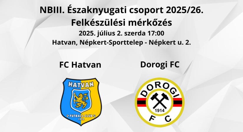 Elkezdi felkészülési mérkőzéseit a Dorogi FC felnőtt csapata