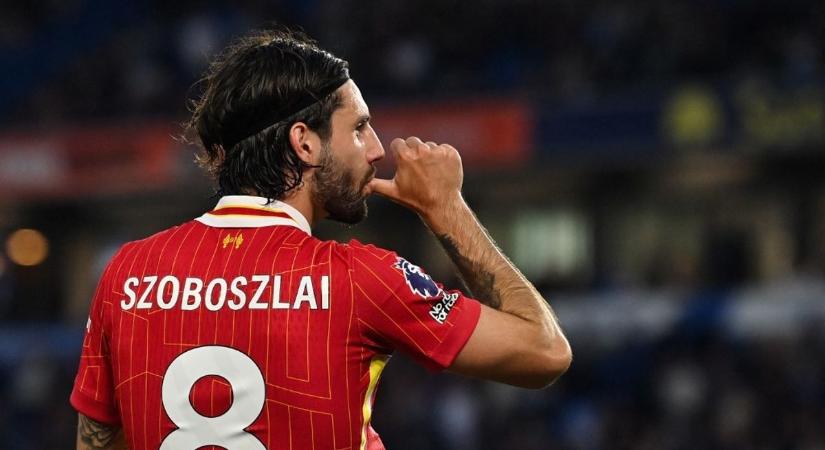A Liverpoolnál külön posztot szenteltek Szoboszlai évfordulójának – ott estek egymásnak a szurkolók