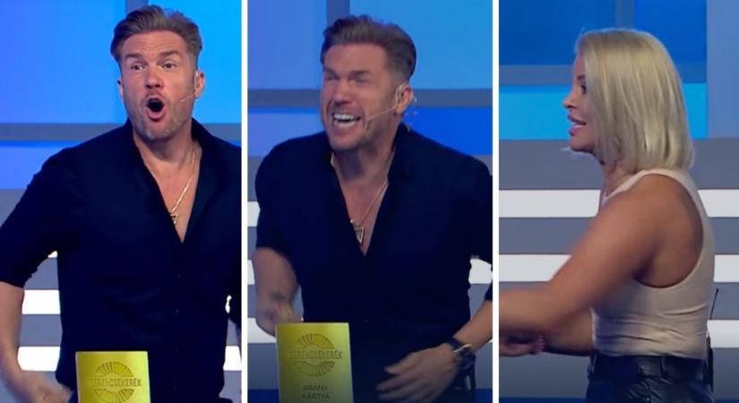 „Hogy fogjam, hogy ne törjön el?” – Kasza Tibi arra kérte Szabó Franciskát, üsse meg a tenyerét úgy, ahogy az arcokat szokta a pofonbajnokságokon