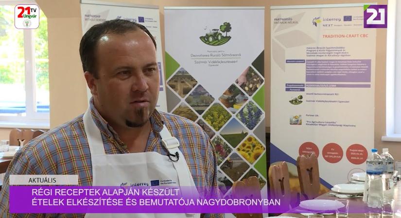 Aktuális(2025.07.02) - Régi receptek alapján készült ételek elkészítése és bemutatója Nagydobronyban (videó)