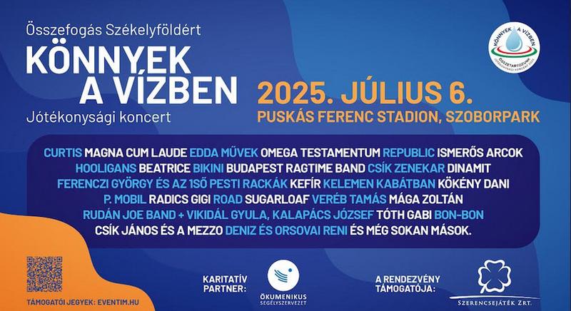 "Könnyek a vízben" - Egy koncert, ami életeket változtathat meg