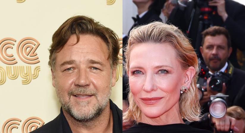Russel Crowe-t szőke szépséggel látták, Cate Blanchett itt cameózott