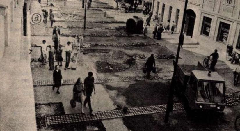 Így nézett ki a Fő tér a ’80-as években