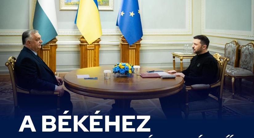 Orbán Viktor felidézte Zelenszkijjel folytatott tárgyalását