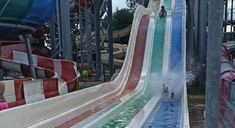 Már nyitva az ország legkeletibb csúszdaparkja