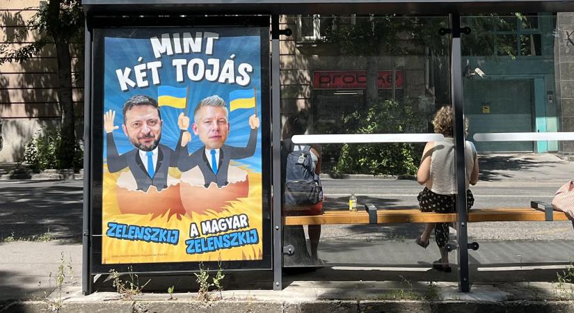 Az ukrán külügy szerint „ostoba és unalmas” a Zelenszkij-Magyar karikatúrakampány