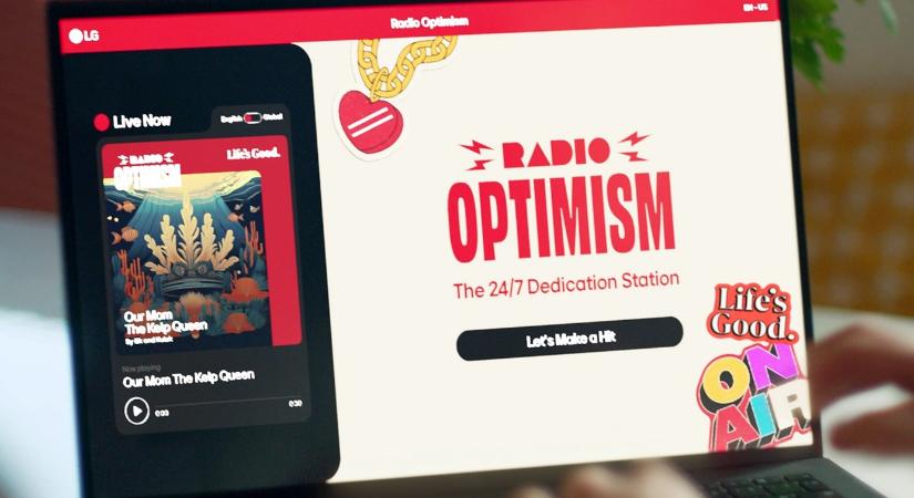 AI-dalokkal terjeszti az optimizmus fontosságának üzenetét az LG