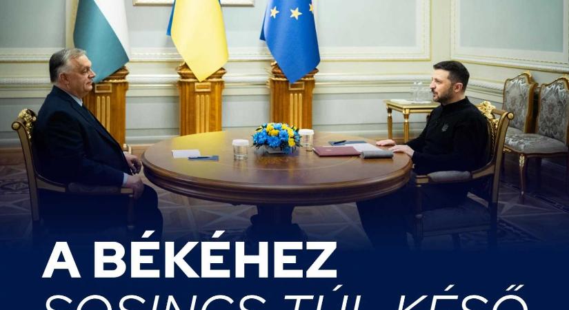 Orbán Viktor: Zelenszkij nem hallgatott ránk
