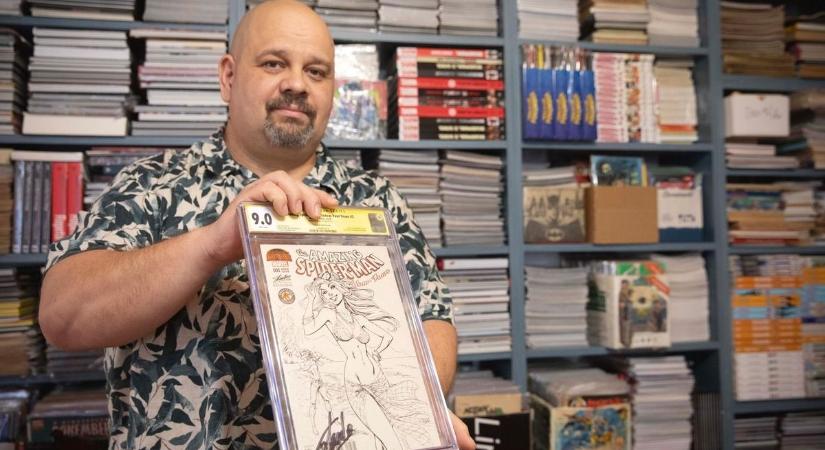 A gyűjtőből lett képregényboltos: Nyíregyházán nyílt meg az ország egyik legkülönlegesebb geek-birodalma
