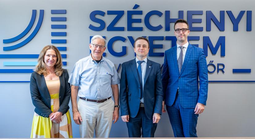 Nemzetközi kapcsolatépítés: Nebraska államminisztere tett látogatást a Széchenyi István Egyetemen