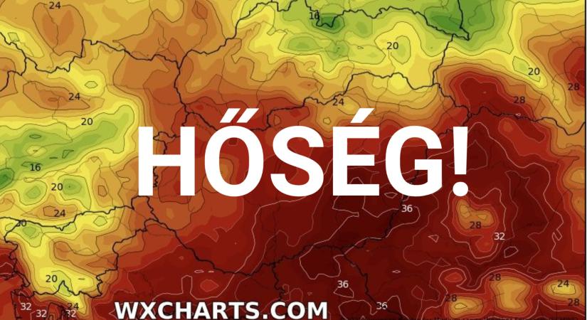 Holnap:Tikkasztó hőség, 41 fok is lehet!