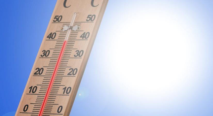 39 Celsius-fokos csúcshőmérséklet várható csütörtökön délután
