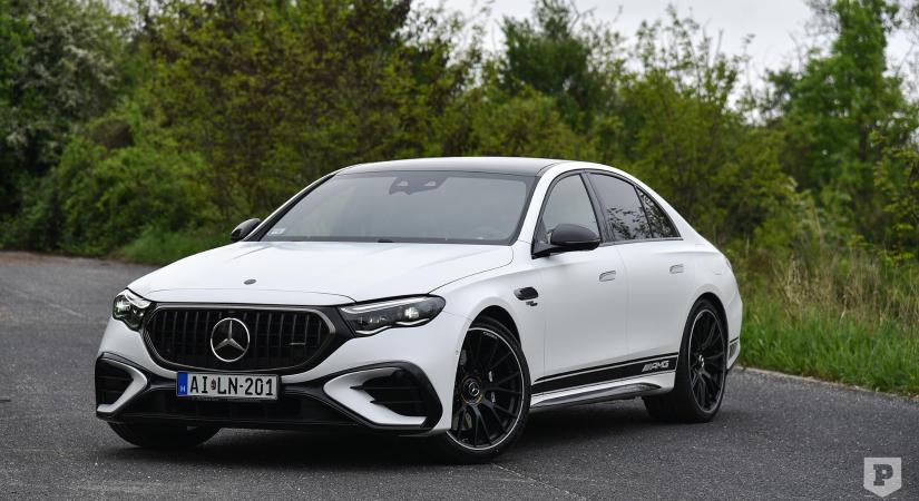 Nem V8-as, de elmegy 100 kilométert árammal, így oké? – Mercedes-AMG E 53-teszt