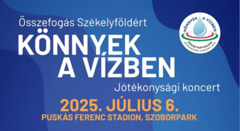 Elhalasztják a vasárnapi „Könnyek a vízben” segélykoncertet