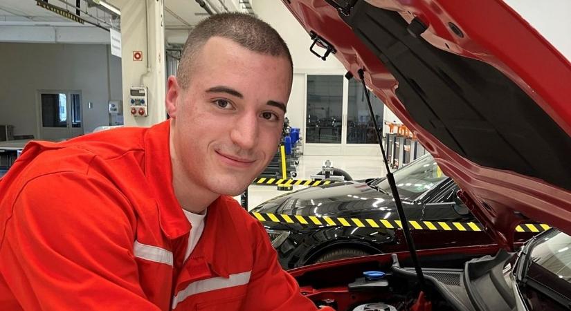 Nemzetközi sikert ért el az Audi tanulója