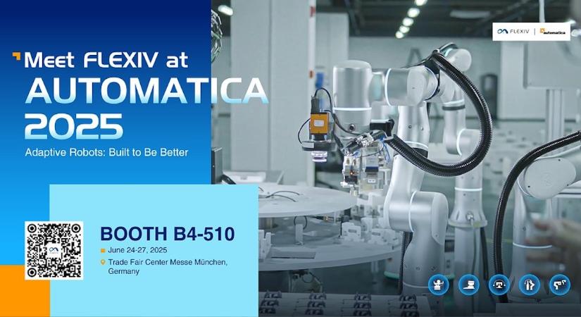 A Flexiv bemutatta Európa első adaptív robotizált bárpultosát az Automatica 2025 kiállításon