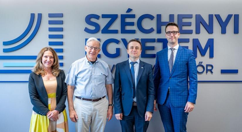 Nebraska államminisztere tett látogatást a Széchenyi István Egyetemen