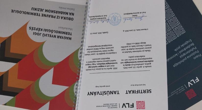 Dr. Beretka: A magyar nyelvű jogi terminológia aktív használatára buzdítunk