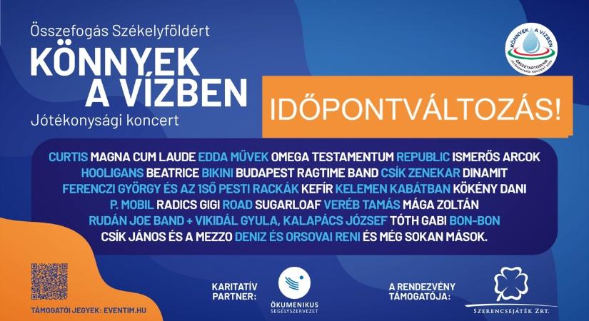 Szeptemberben lesz a „Könnyek a Vízben″ Segélykoncert, az adományozás tovább folytatódik