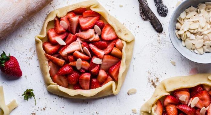 Nyári gyümölcsös galette recept