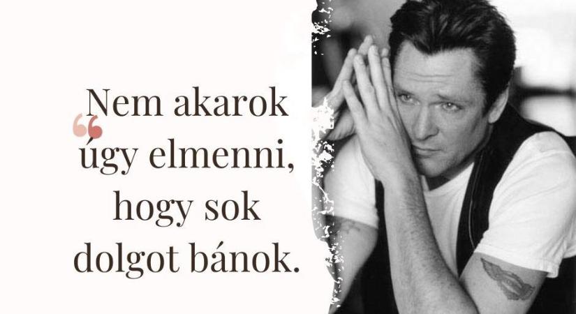 Nem akarok úgy elmenni, hogy sok dolgot bánok – Michael Madsen