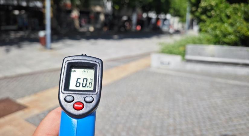 Elképesztő hőség a szomszédban: 60 Celsius-fokot mértek az utcán