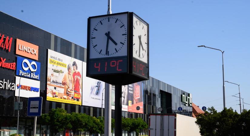 38 fokos csúcsértékeket mértek Szlovákiában csütörtökön
