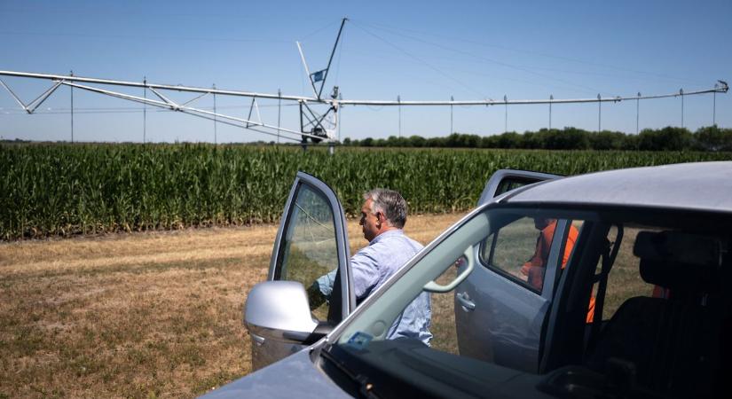 Orbán Viktor: Gépekkel, emberekkel és milliárdokkal védekezik a kormány az aszály ellen