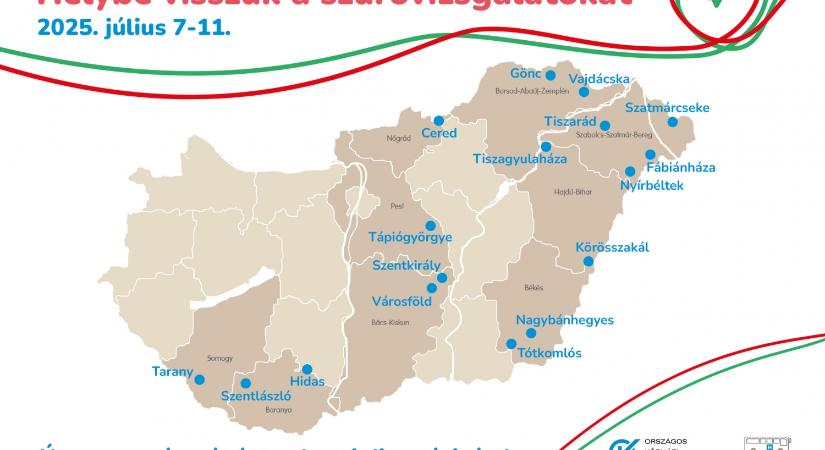 OKFŐ: júliusban is folytatódnak a mobilszűrések