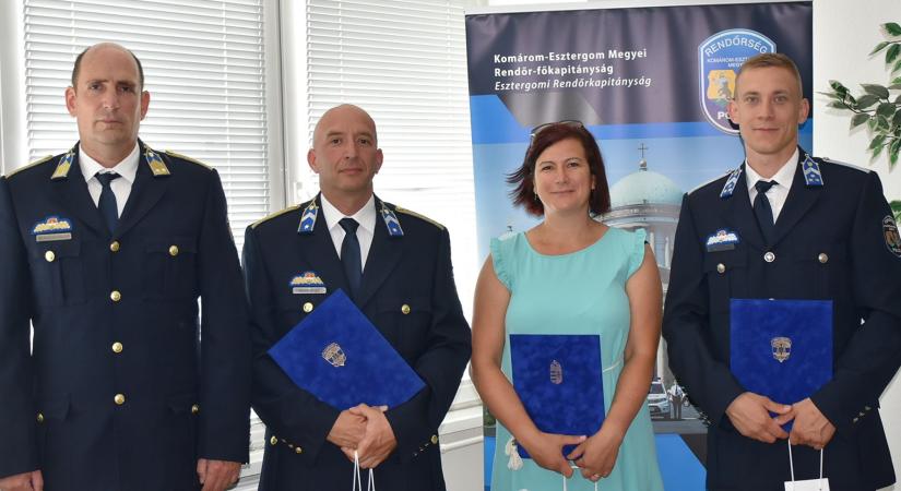 Életmentő rendőrök kaptak elismerést