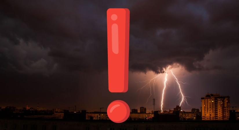 Ekkor lehet Szabolcsból zivatarzóna! Kint a figyelmeztetés, jégeső, szélvihar, minden jöhet pénteken!