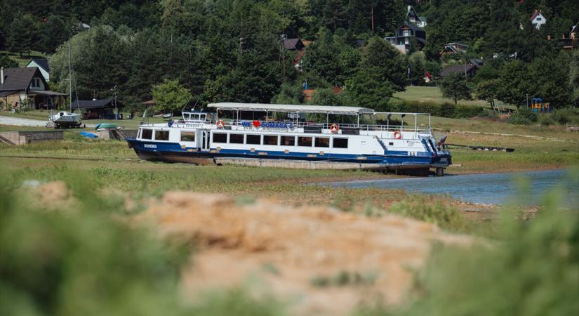 Ökológiai katasztrófa következhet be a Nagydomása víztározón, hatalmas a vízhiány
