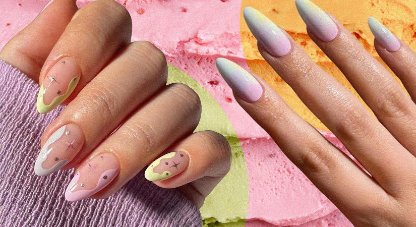 12 beleszeretős sorbet-manikűr, amit már mutatsz is a körmösödnek