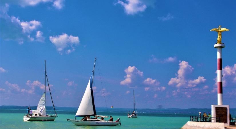 Erősen párolog a Balaton