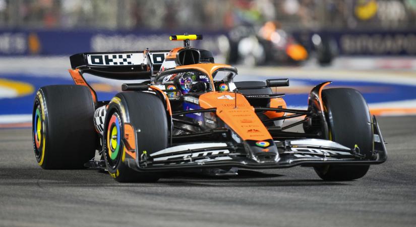 Brit Nagydíj: Lando Norris volt a leggyorsabb a második szabadedzésen