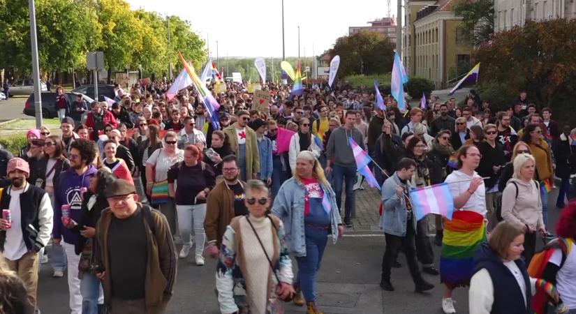 Pécsett is megtartják a pride-ot  videó