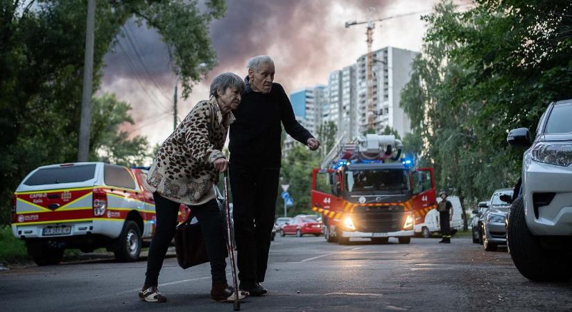 Súlyos légitámadás érte az ukrán fővárost