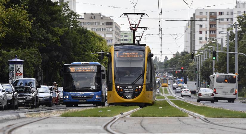 Szombattól rövidített útvonalon jár az 1-es villamos