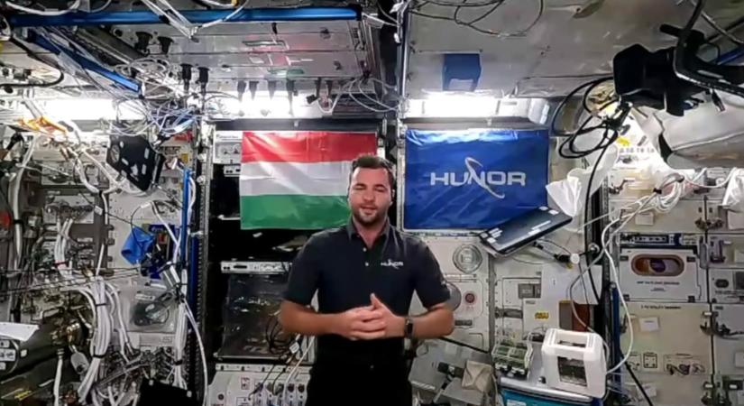 Kapu Tibor egyenesen az világűrből válaszolt a HírTV kérdésére  videó