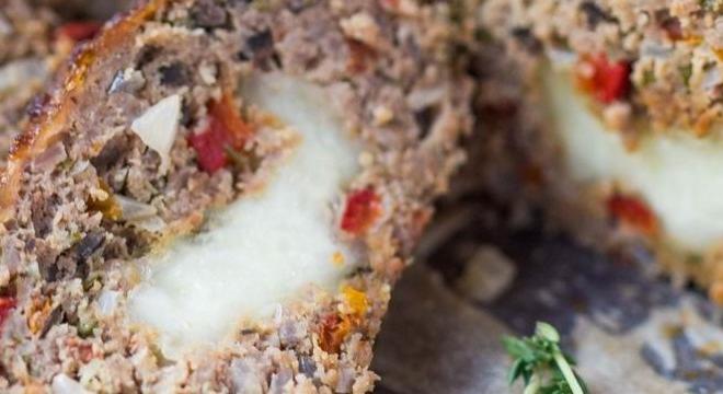 Fasírt olaszosan - mozzarellával és aszalt paradicsommal