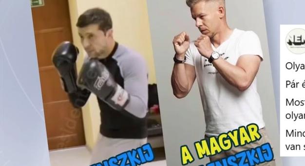 Volodimir Zelenszkij-hez hasonlítják Magyar Pétert  videó