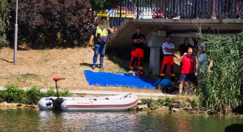 Óriási a baj: elmerült egy ember a tóban a szombathelyi triatlonversenyen, búvárok keresik